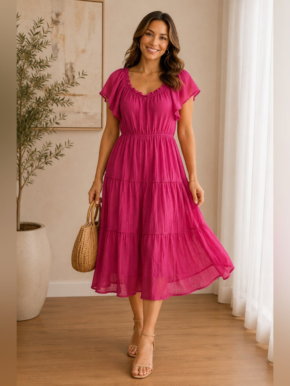 Luxology Pink Women's Dress